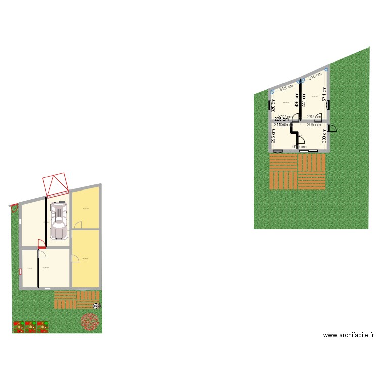 Vendargues. Plan de 8 pièces et 134 m2