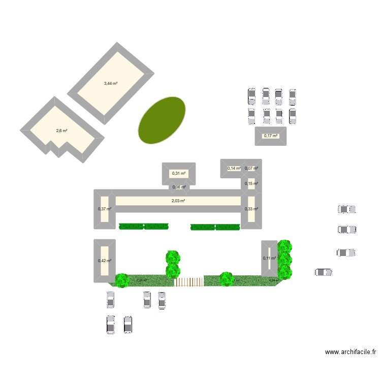 plan lycee. Plan de 13 pièces et 10 m2