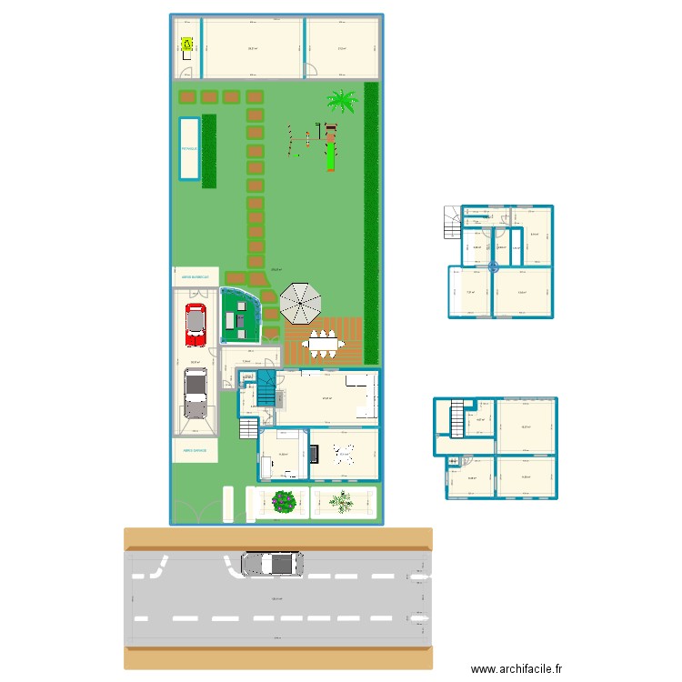 PlanArchiTom2. Plan de 57 pièces et 979 m2