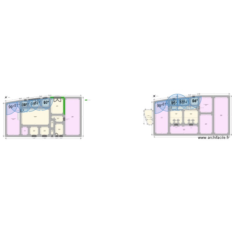 ML24014059 PINSON. Plan de 25 pièces et 550 m2