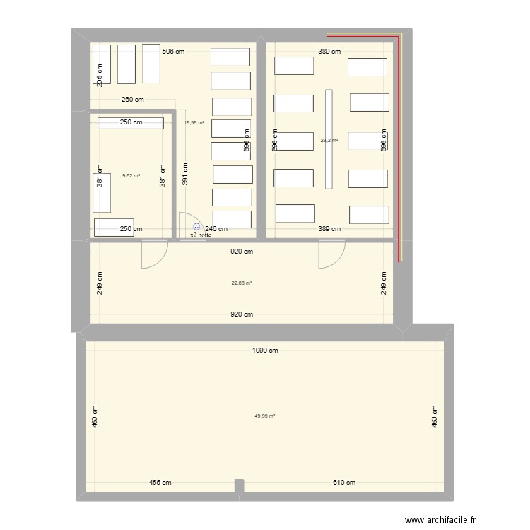 S11. Plan de 5 pièces et 126 m2