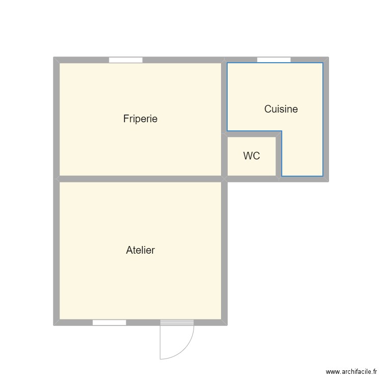 PLAN 2407 CONSORTS LE GUEN. Plan de 4 pièces et 16 m2