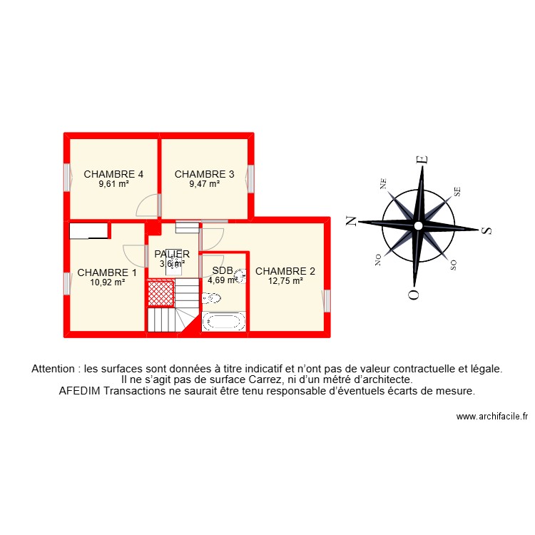 BI21929 -. Plan de 24 pièces et 167 m2