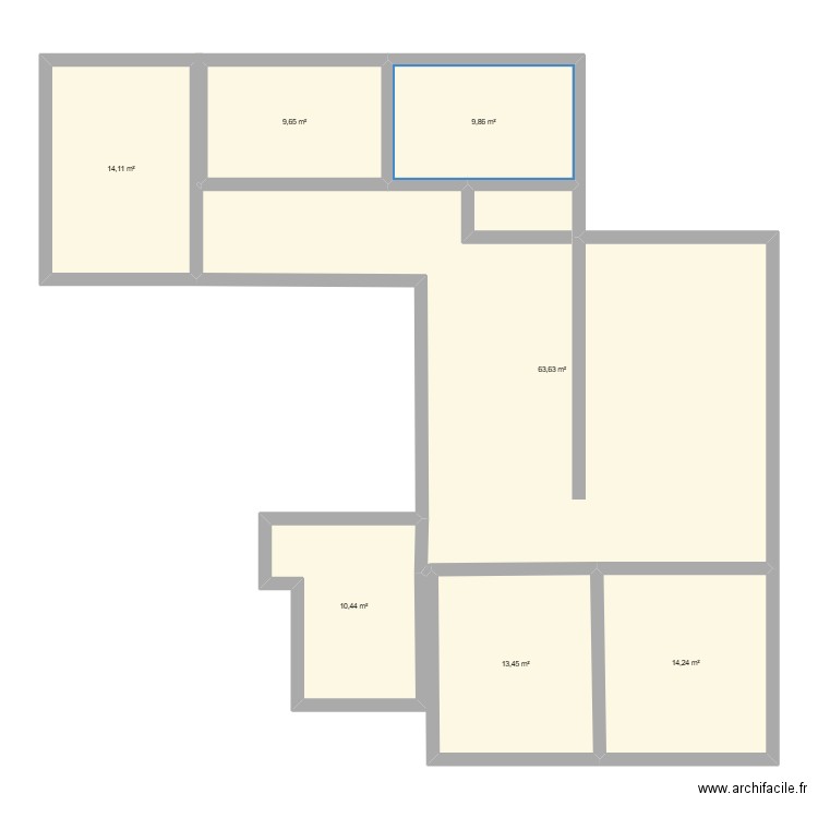 plan institut . Plan de 7 pièces et 135 m2