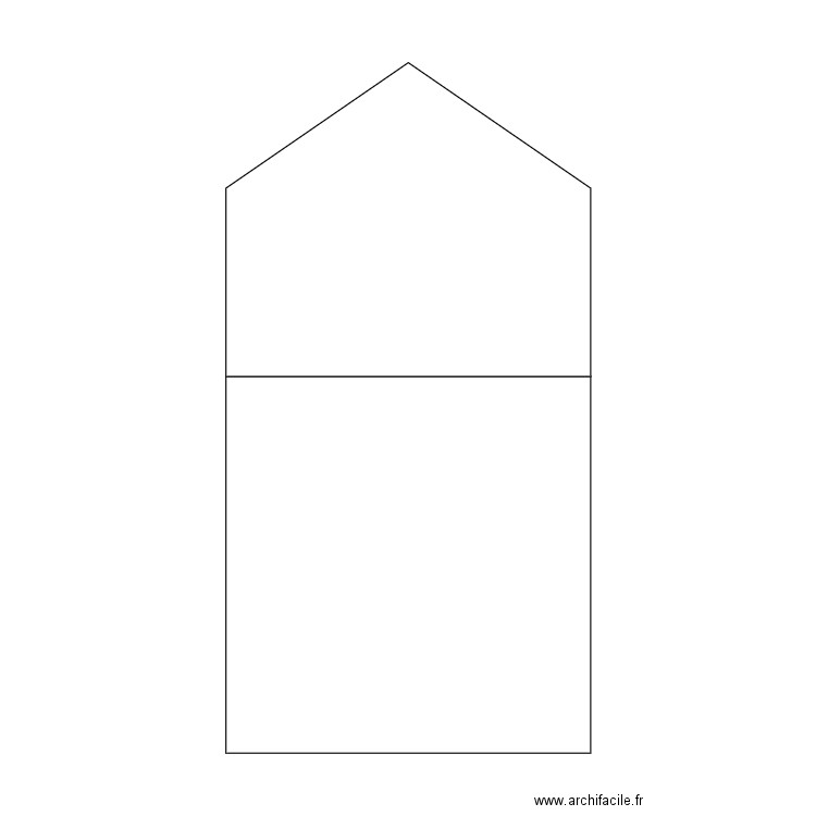 façade laterale . Plan de 0 pièce et 0 m2