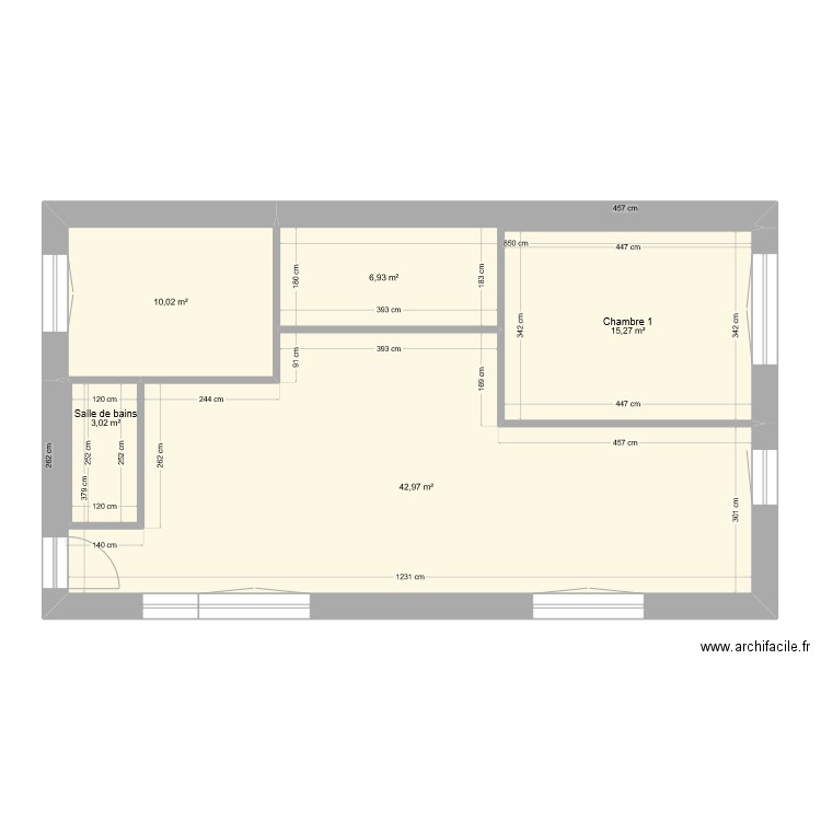 Maison Sarzeau VB1.1 - 16/08/2024. Plan de 5 pièces et 78 m2