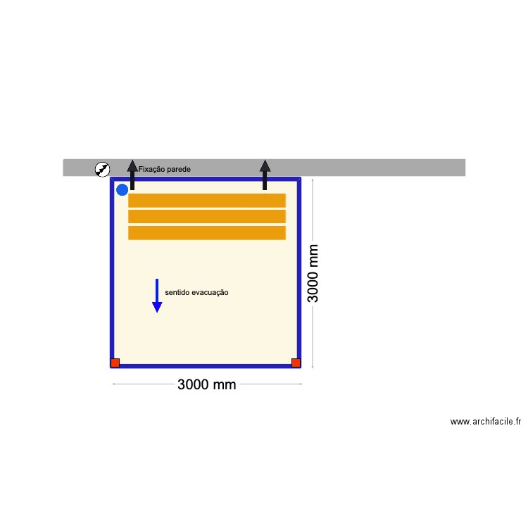 Maria Jose Colaço. Plan de 1 pièce et 8 m2