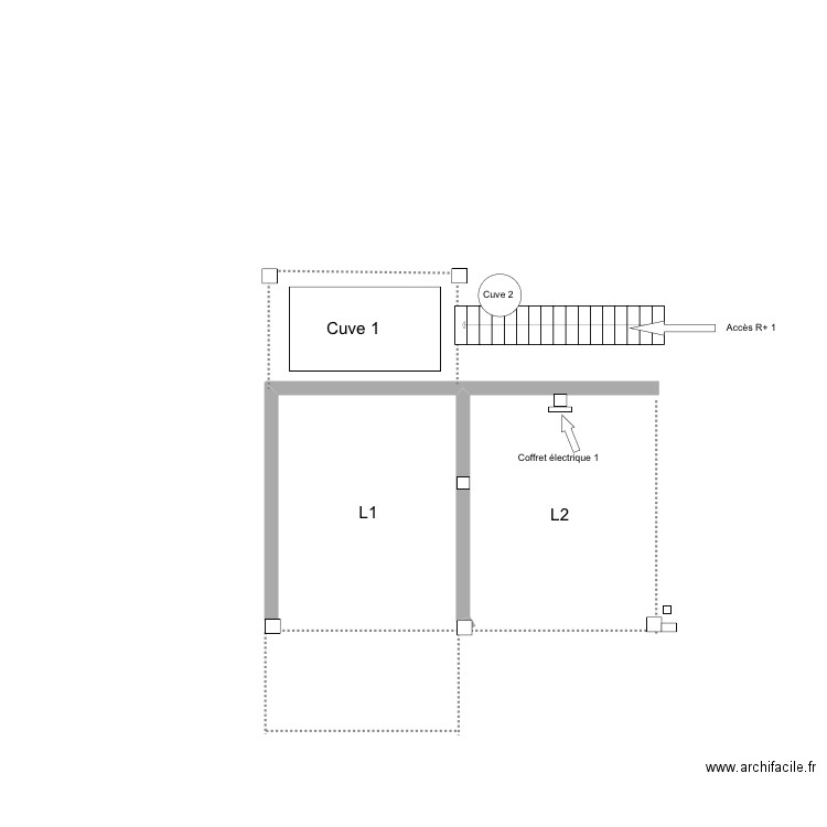 Zone 8 Rdc. Plan de 0 pièce et 0 m2