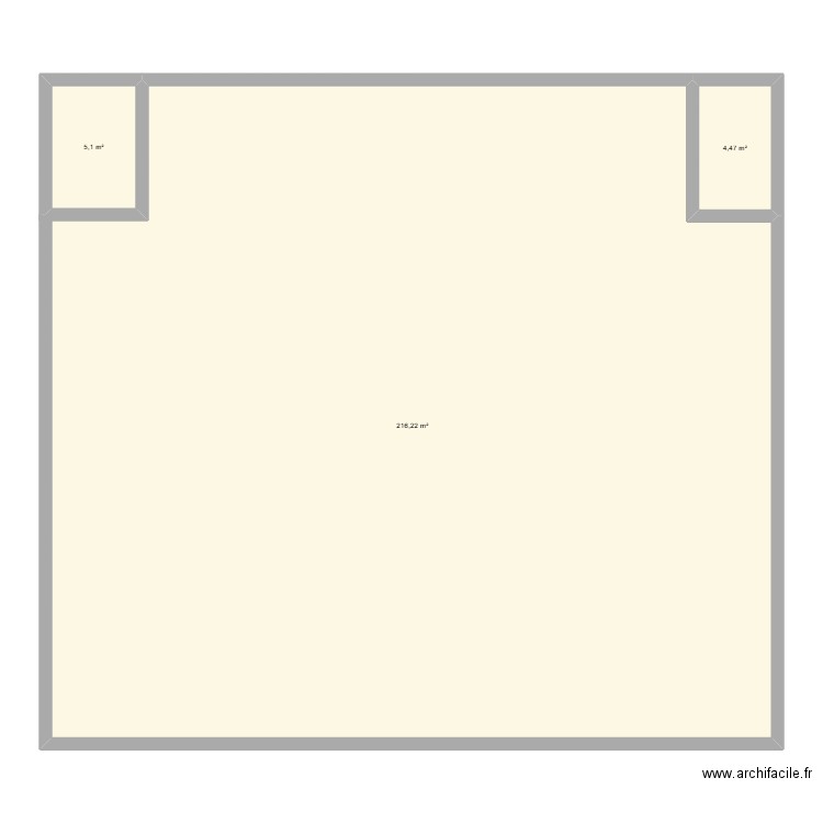 Louis gillet. Plan de 3 pièces et 226 m2