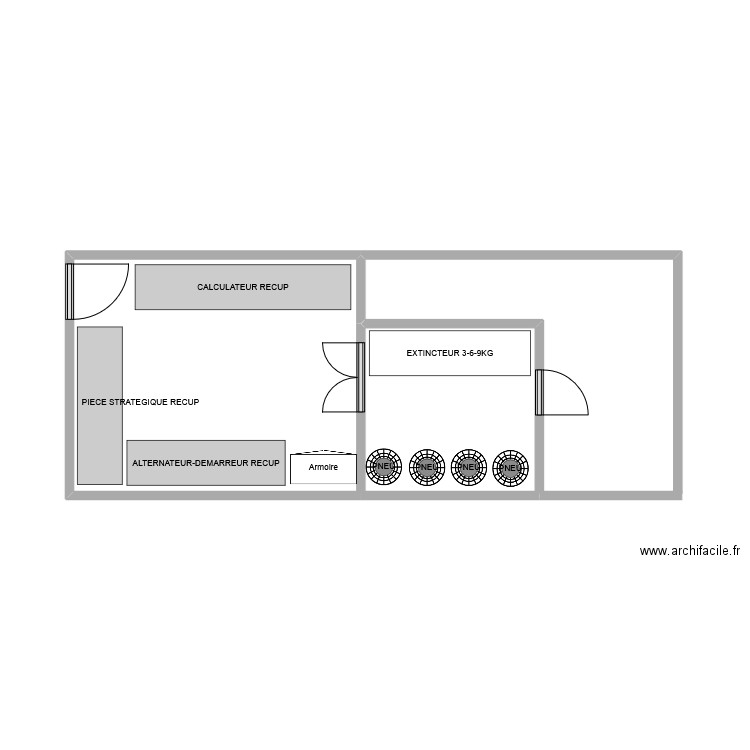 PLAN DEPOT 1. Plan de 0 pièce et 0 m2