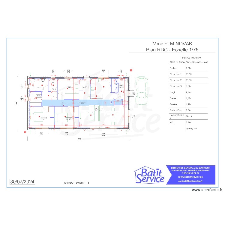 geus. Plan de 0 pièce et 0 m2