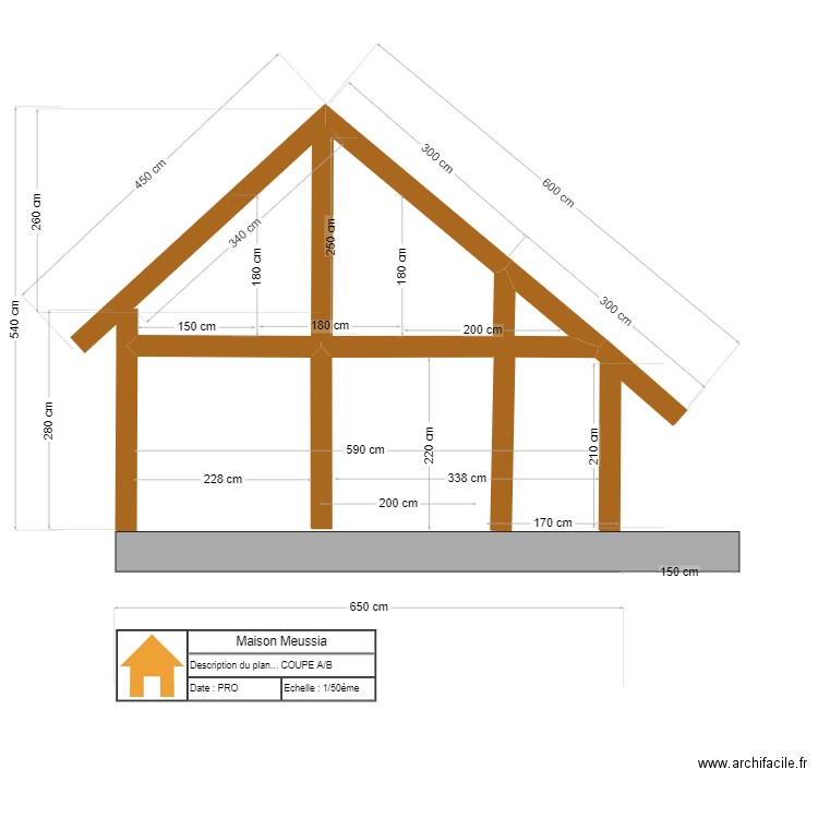 façade  A/B V5. Plan de 0 pièce et 0 m2