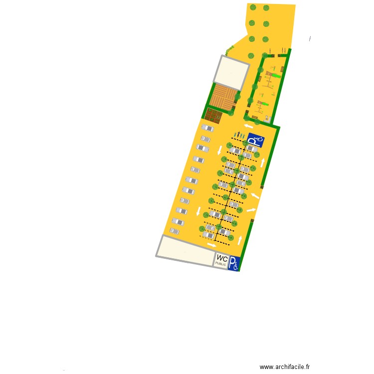 blot blot 5. Plan de 3 pièces et 202 m2