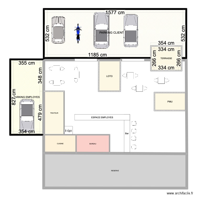 PLNA . Plan de 9 pièces et 212 m2