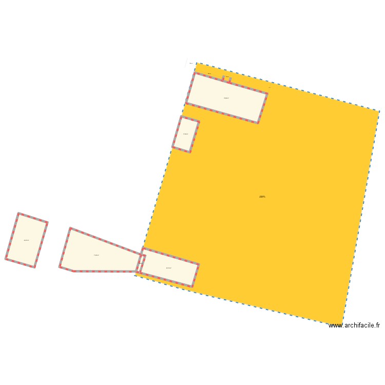 Choisy. Plan de 6 pièces et 246 m2