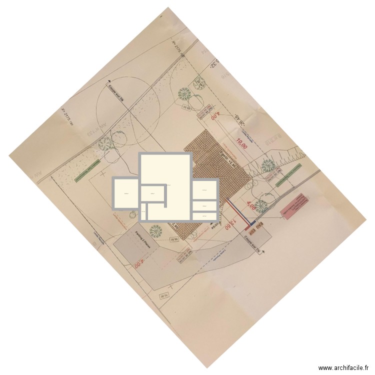 Une maison modulaire. Plan de 7 pièces et 112 m2