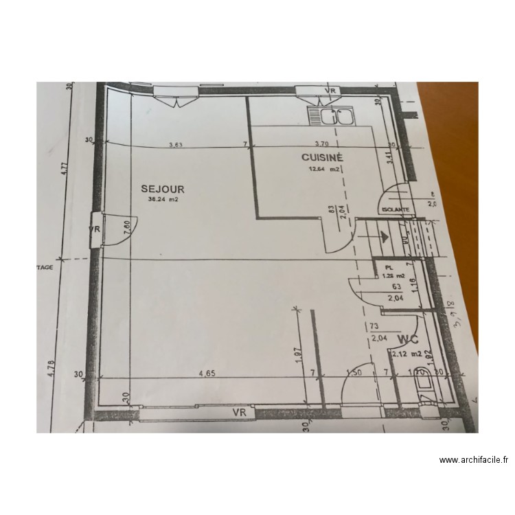 rdc. Plan de 0 pièce et 0 m2