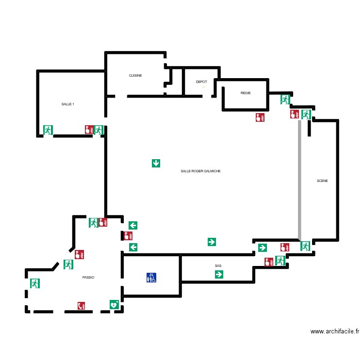 CSC. Plan de 0 pièce et 0 m2