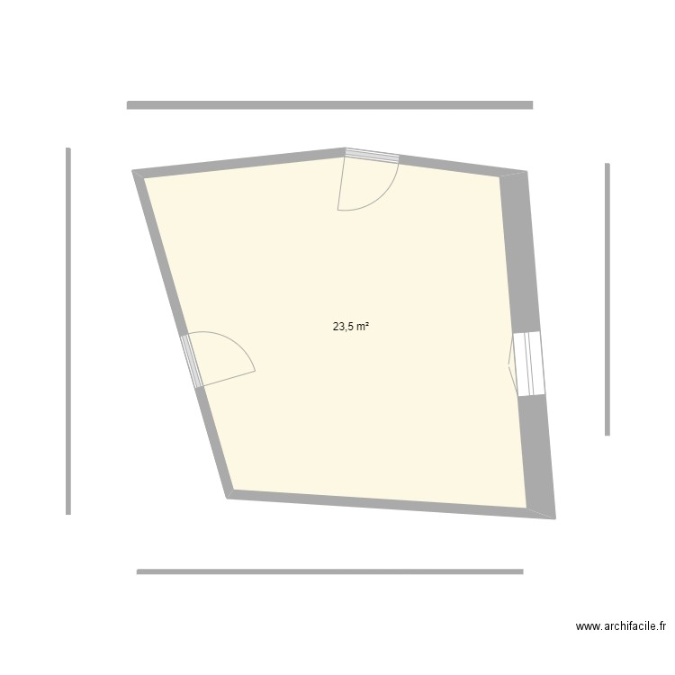 Ph 2025-2. Plan de 1 pièce et 24 m2