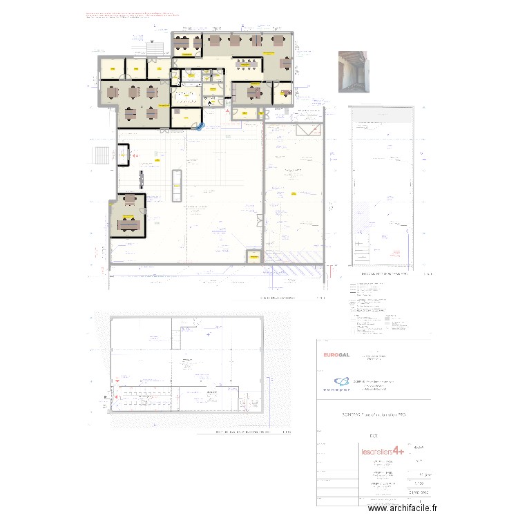 2E6 Annecy rdc Smax. Plan de 27 pièces et 1205 m2