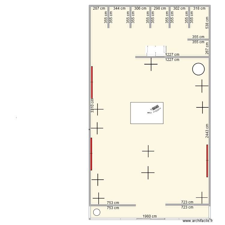 plan elegantstreet. Plan de 1 pièce et 688 m2