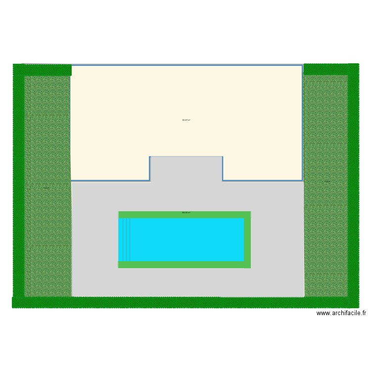 Plan de maison. Plan de 2 pièces et 545 m2