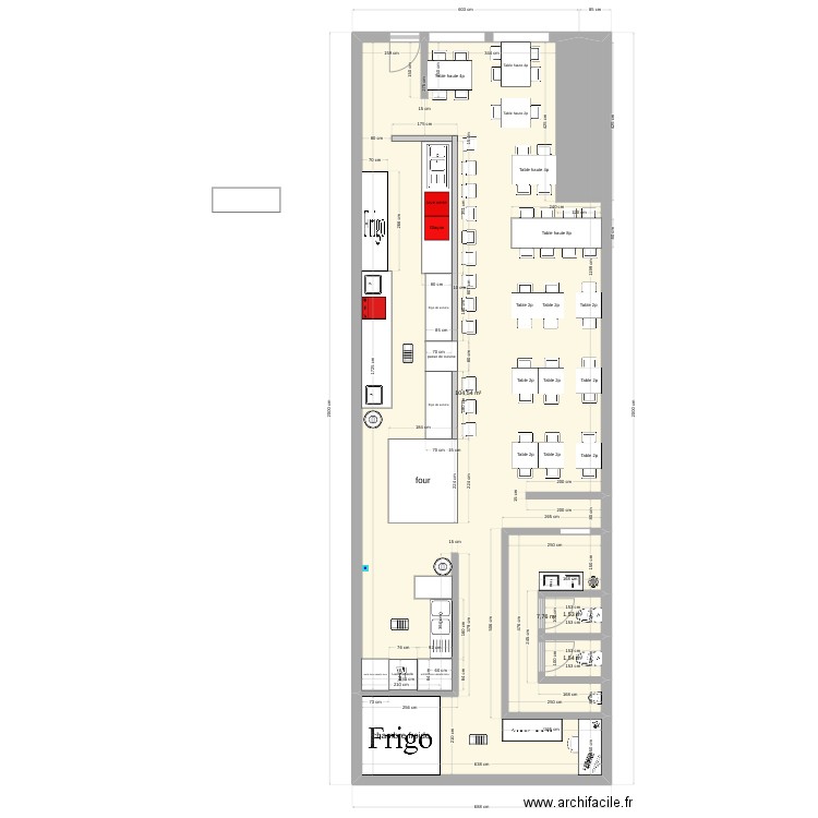 milan 2. Plan de 4 pièces et 115 m2