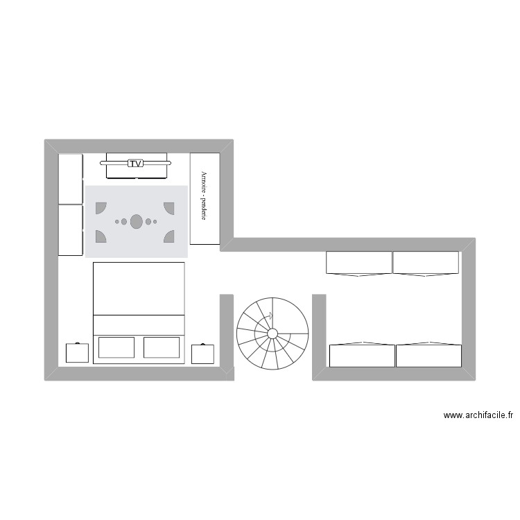 CHAMBRE. Plan de 0 pièce et 0 m2