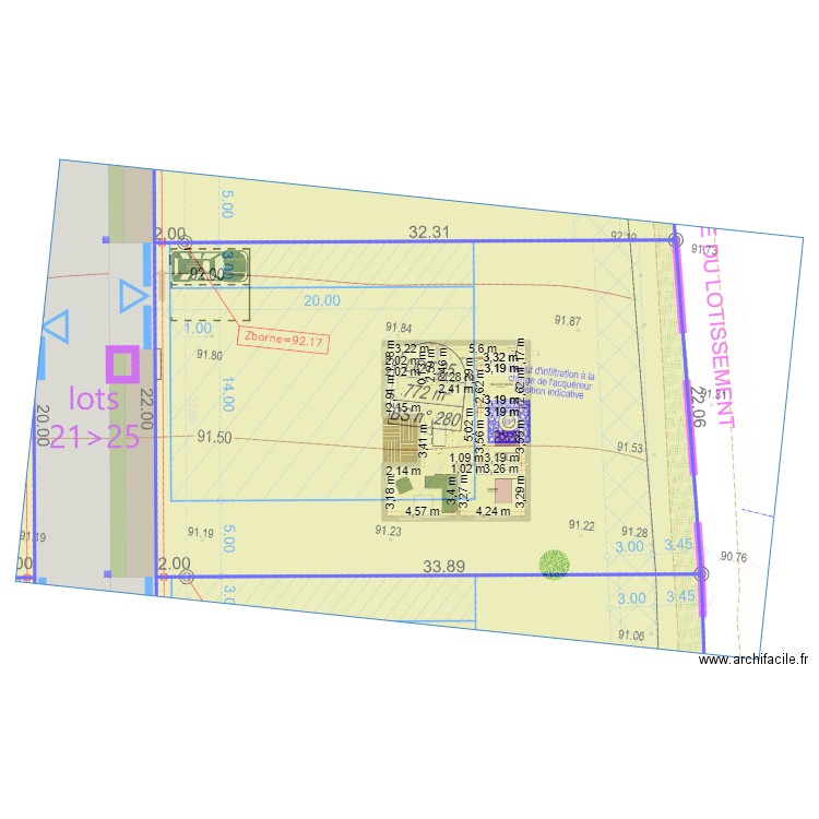 landivisiau8. Plan de 5 pièces et 88 m2