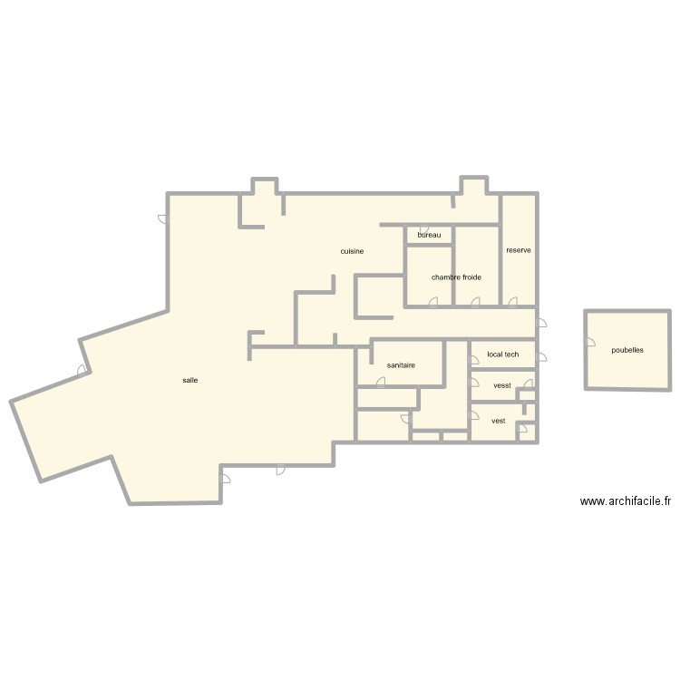 bk val sud . Plan de 15 pièces et 1072 m2