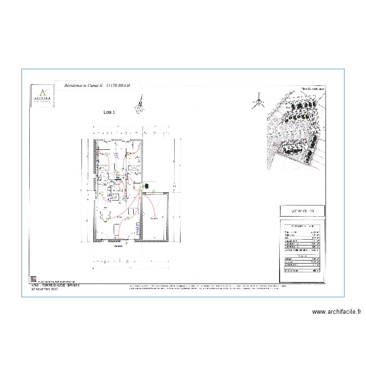 AMETHYSTE LOT 5. Plan de 0 pièce et 0 m2