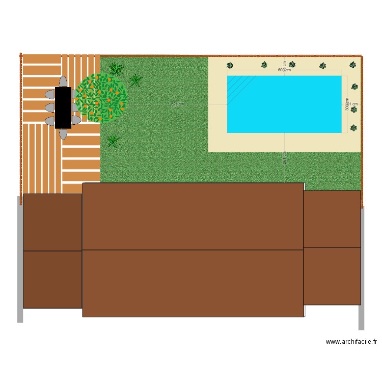 pisci,e. Plan de 0 pièce et 0 m2