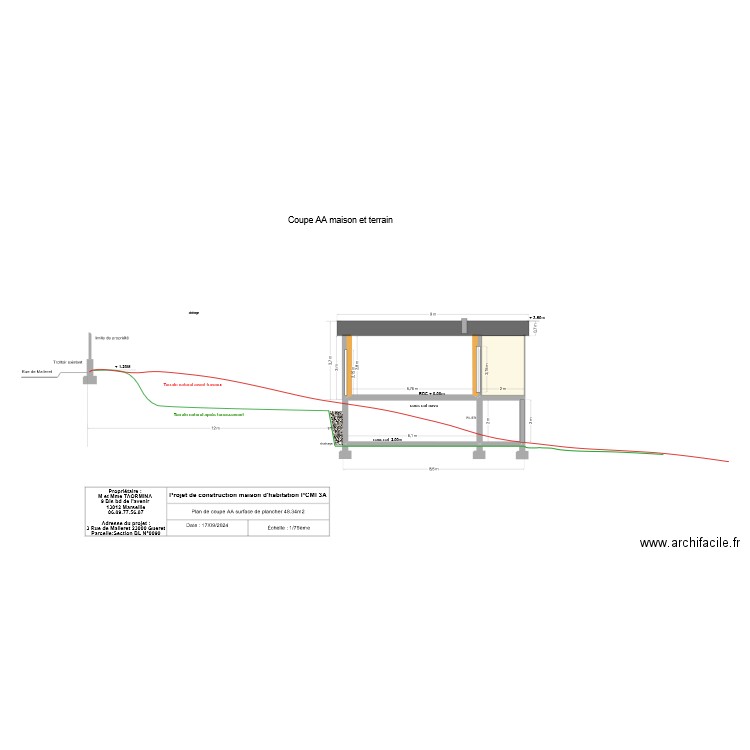 PCMI 3A bis. Plan de 0 pièce et 0 m2