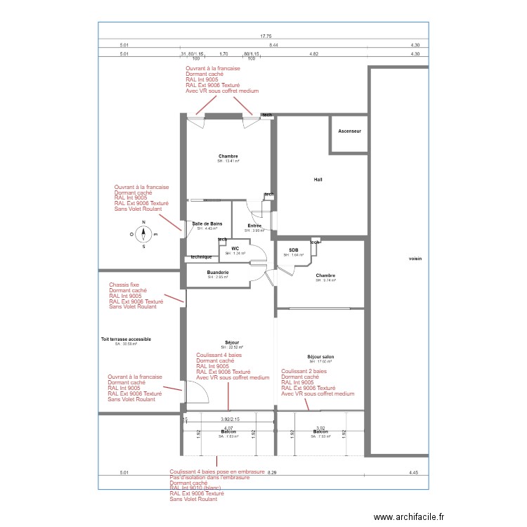 Ouverture Melet. Plan de 0 pièce et 0 m2