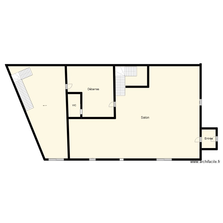 Plan de maison Eloise. Plan de 5 pièces et 406 m2