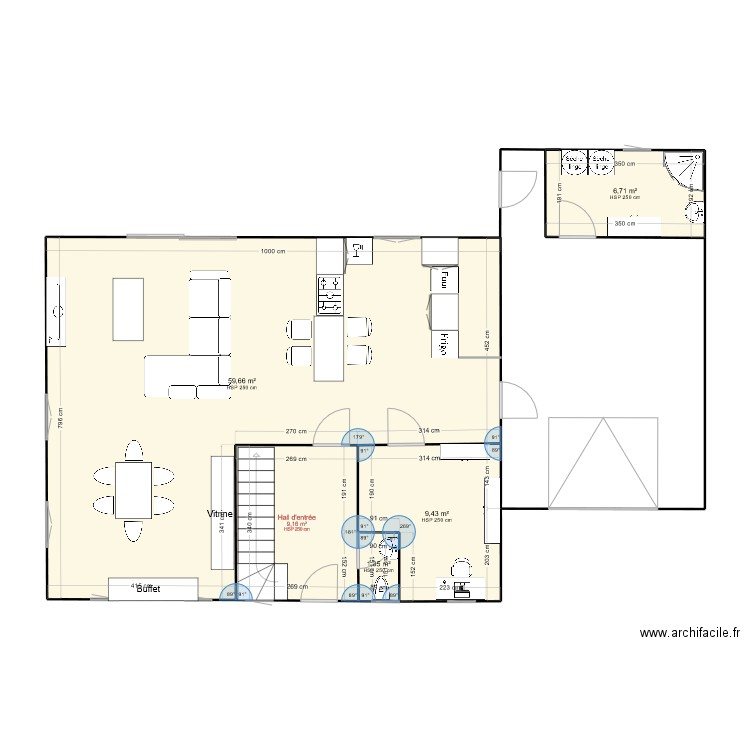 Maison à bâtir2. Plan de 5 pièces et 86 m2