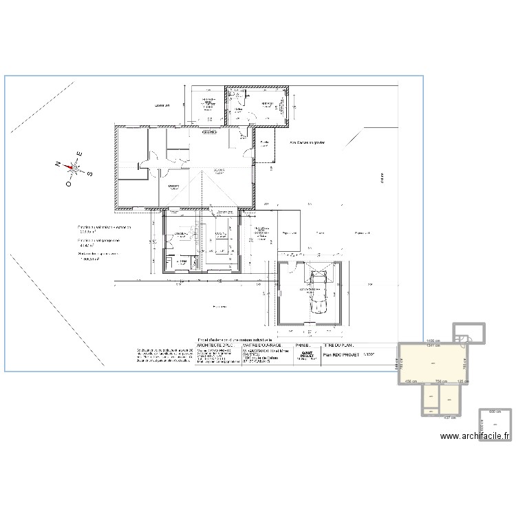 maison extension. Plan de 6 pièces et 184 m2