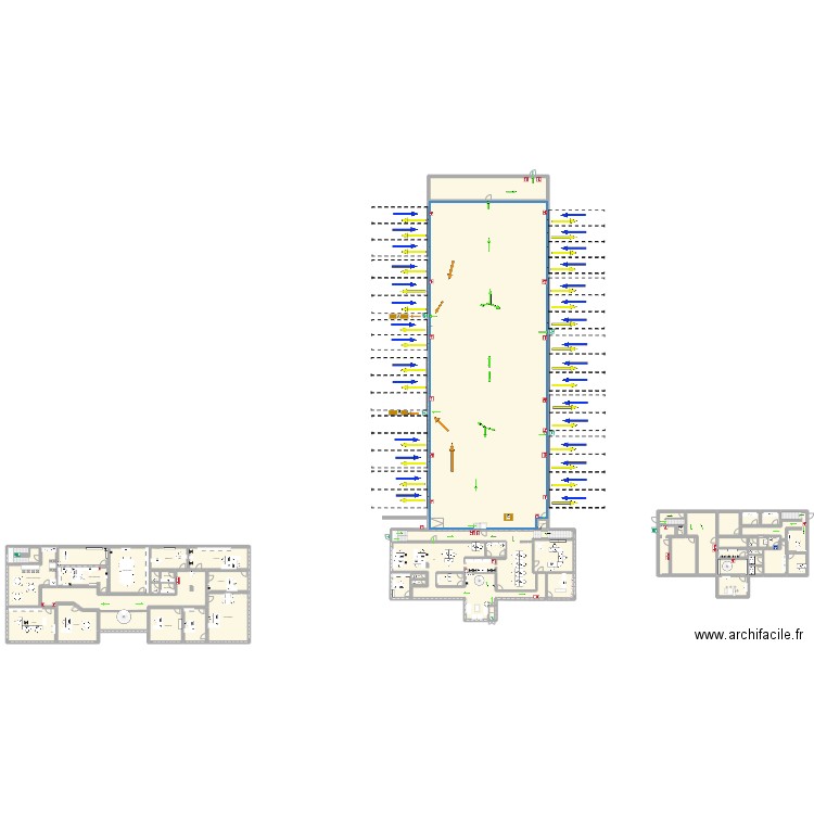 202410 transport brevet CRISSEY. Plan de 46 pièces et 1711 m2