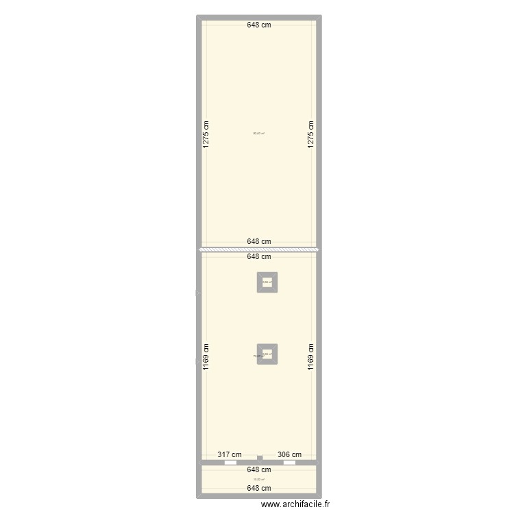 CAMPOLIDE 2. Plan de 5 pièces et 170 m2