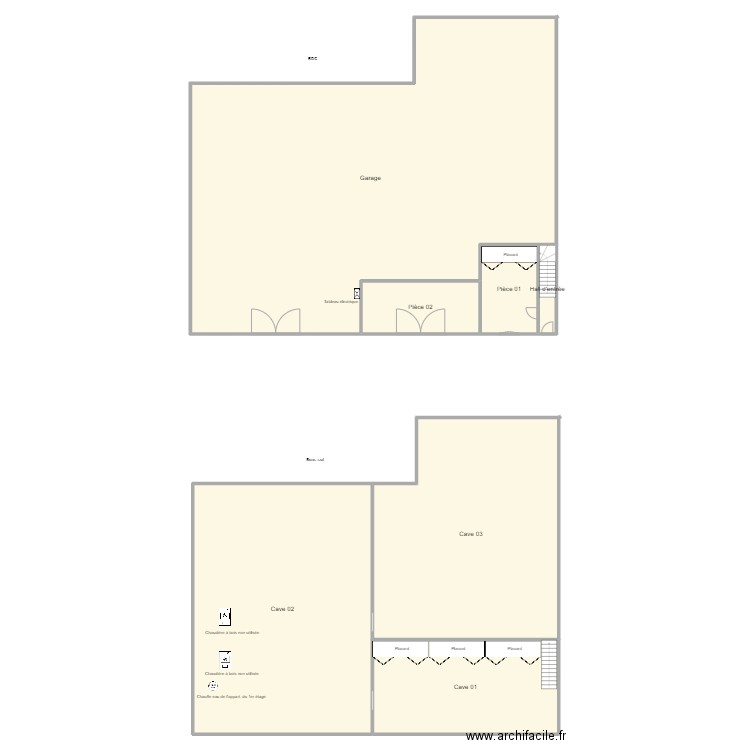 0_CroquisAm_Trottet_Commun. Plan de 7 pièces et 765 m2