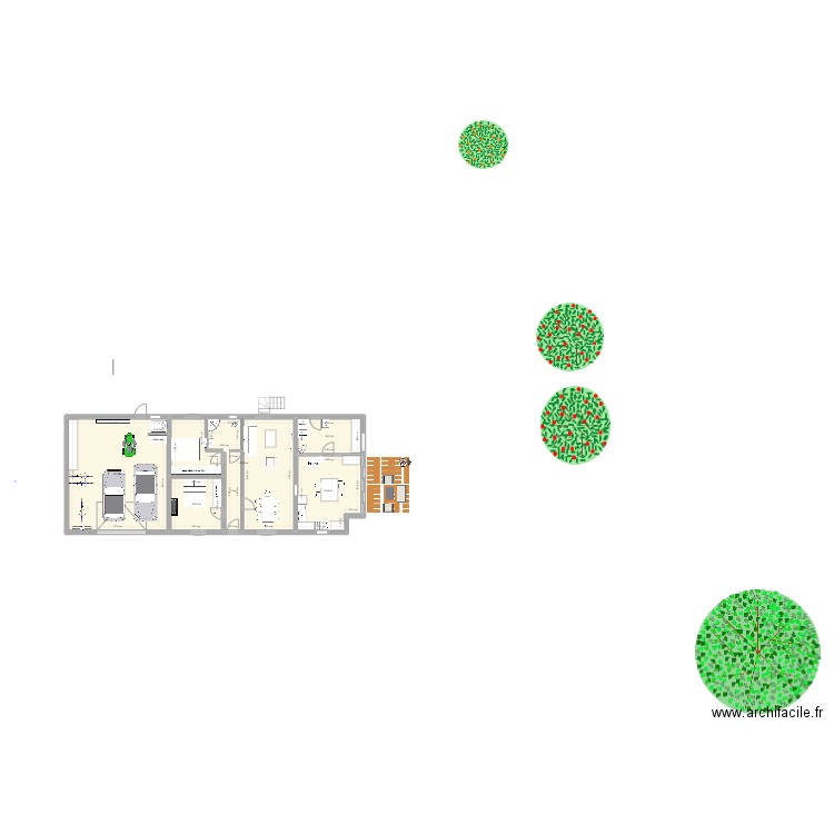 MONT BERGERE 3. Plan de 6 pièces et 154 m2