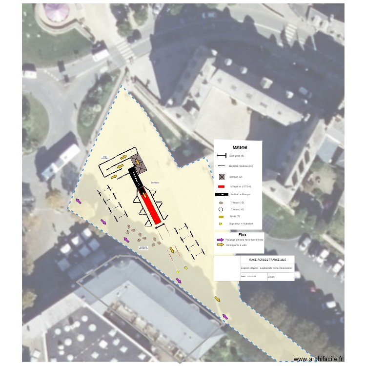 RAF25 - DEPART - DINAN. Plan de 0 pièce et 0 m2