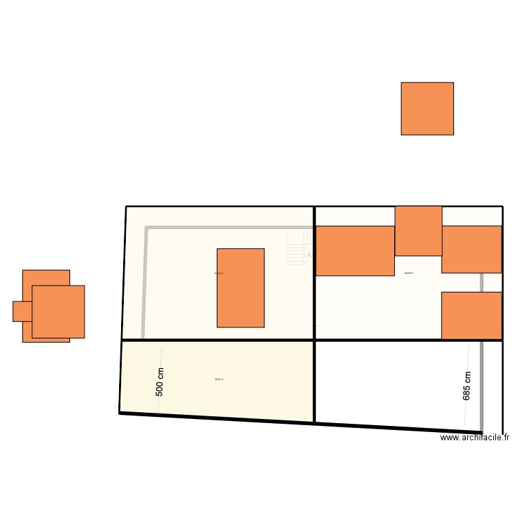 TERRAIN AMATH SAINT LOUIS V1. Plan de 4 pièces et 755 m2