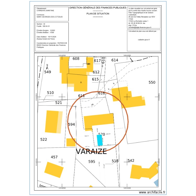 poupelain. Plan de 0 pièce et 0 m2