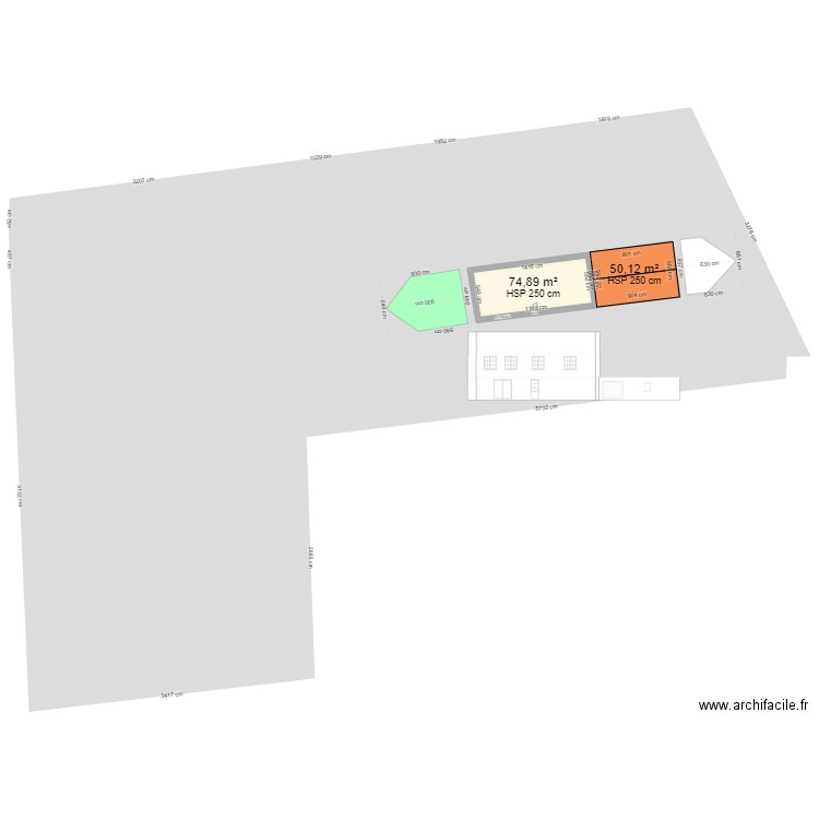 KEREZO. Plan de 4 pièces et 274 m2