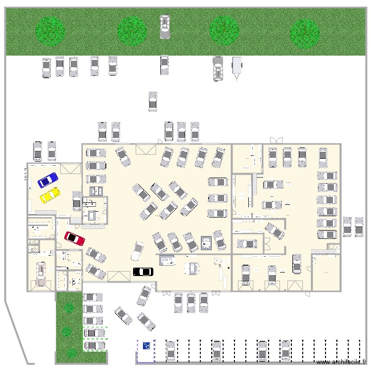 events auto 2025. Plan de 22 pièces et 1928 m2