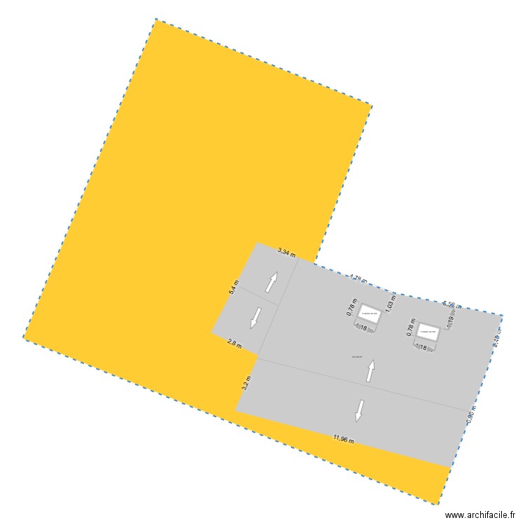 dp val. Plan de 0 pièce et 0 m2