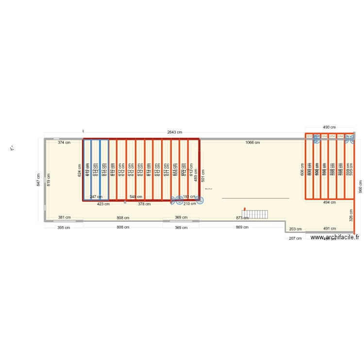 maison toit 1. Plan de 17 pièces et 256 m2