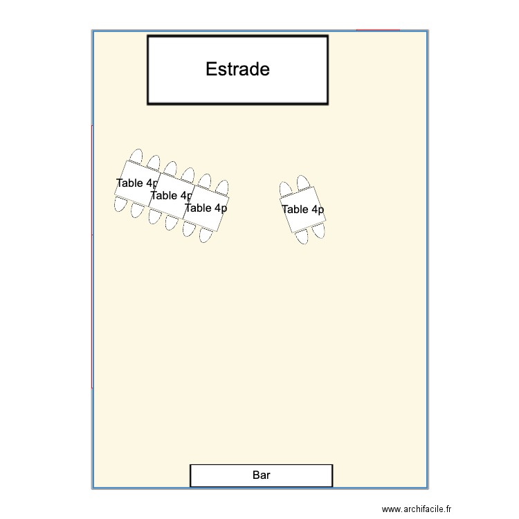 plan salle. Plan de 1 pièce et 163 m2