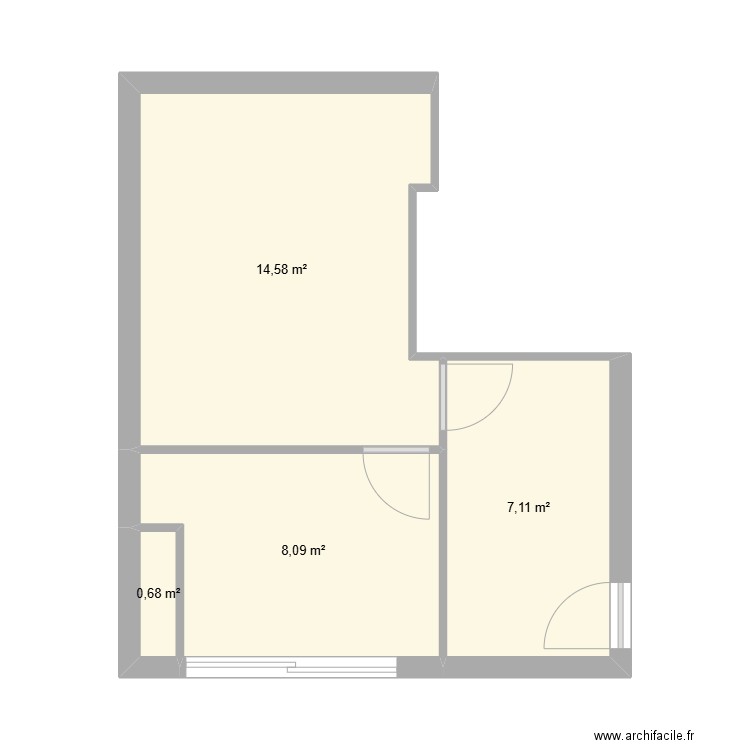 Garage2. Plan de 4 pièces et 30 m2